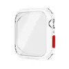 Para assistir iwatch série 6 5 4 3 2 1 se fino macio tpu caso vidro temperado protetor de tela cheia proteger capa skin6495690