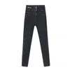 Jxmyy Autumn and Winter High-Waisted WAISTとVelvet Thainged Blested Jeans Women's FeetPants Tight Pencil Pants 210412