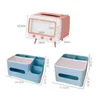 TV Tissue Box Huishouden Keuken Tissue Opbergdoos Woonkamer Lade Multifunctionele Mobiele Telefoon Shelf Desk Organizer 211112