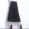 Zomer Koreaanse Mode Vrouwen Chiffon Wide Been Broek Hoge Taille Kant Split Plus Size Broek Casual Pantalones Mujer Kleding 211115