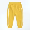 Sping Sonbahar Bebek Bebek Erkek Kız Uzun Kollu Hoodie Üst + Pantolon Giyim Setleri Çocuklar Erkek Kız Spor Giyim Giyim Takım Elbise 210521