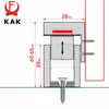 Kak Magretic Door Stopper Retenue cylindrique flottante 304 en acier inoxydable massif à arrêts lourds meubles de meubles 210724