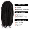 Marley Braiding Hair 18 In100g Marley Hair Crochet Braids Синтетические афро-кудрявые вьющиеся волосы для наращивания волос s1456847