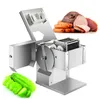 Electric Automatic Fresh Meat Cutting Machine Commercial Vegetable Meat Slicer Shredding Dicier For Sale