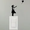 Banksy هناك دائما الأمل الأزياء نوم ديكور صائق الفينيل التبديل ملصق 6SS0073