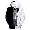 Erkek Hoodies Tişörtü Boondocks Hoodie Büyük Boy Gevşek 3D Kazak Erkek/Kadın Rahat Uzun Kollu Elbise Harajuku Streetwear
