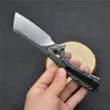 KS 3445 Flipper Folding Knife 8Cr13Mov Satin Tanto Blade Stainless Steel Handle Ball Bearing Folder Knives With Retail Box