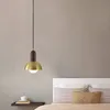 Noordse minimalistische Japanse stijl Bedside kleine hanglamp retro café restaurant bar aanrecht raam