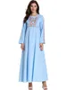 Vêtements ethniques grande taille vêtements islamiques musulman Maxi Robe caftan Robe Pakistan turc turquie dubaï broderie Abayas pour les femmes ethniques