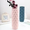 Vasi moderni in plastica decorazione casa Composizione di fiori in stile nordico Soggiorno Vaso da fiori origami per interni