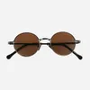 Accessoires haut de gammeItalie Marque Vintage Unisexe Rond Cercle Lentille Personnalisé En Métal Soleil Verre Sunglass2392847