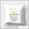 Case Bedding Supplies & Garden Fashion Peach Skin Pillow Er Pine Fruit Pattern Pillowcase Home Textiles Sofa Decor Drop Delivery 2021 Xarvg