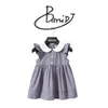 Baby meisjes mouwloze jurken katoenen kleding zomermerk jurken kinderen meisjes casual jurken kinderen 2-7t Q0716