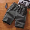 Summer Men's Casual Shorts Fashion Elastic Breeches Sports Work Cargo Short Trousers Gym Sport Running Workout Plus Size Homme H1210