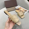 2021 Sexy Flat slides Lido Sandals Woven women slippers square mules shoes Ladies Wedding high heels shoes Dress Shoes top Quality with box