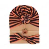 Halloween recién nacido bebé Arco Orejas de conejo Diadema Turbante sombrero lazo Diademas 3 unids/set infantil calabaza fantasma Accesorios para el cabello niño Donuts Headwraps