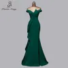 Beautiful candy color evening dresses gree dress prom dresses mermaid vestidos de fiesta de noche women dress elegant 210719