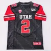 Maillot de football Wsk ROSE Bowl Utah Utes NCAA College Cameron Rising Tavion Thomas Brant Kuithe Kincaid Bishop Fillinger R.J. Hubert Glover Vele Bernard O'Toole Reid