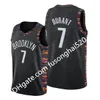 Imprimir Mulheres Masculinas Crianças Algum jogador Kevin Durant 7 Kyrie Irving Dindre Dinwiddie 8 Levert 22 CLAXTON HARRIS Costume Basketball Jersey