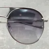 Gafas de sol de diseñador de moda Lentes grises y marrones Hombres Gafas redondas Gafas con montura de metal para mujer Gafas de sol de conducción de marca con caja original