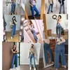 Hohe Taille Casual Jean Denim Hosen Spirng Herbst Weibliche Lose Breite Bein Hose Volle Länge Hosen Plus Größe 4XL 210809