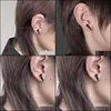 Boucles D'oreilles Bijoux Niche Design Vis Nail Personnalité Exagérée Hommes Et Femmes Simple Dark Punk Aessories Drop Delivery 2021 9Srga