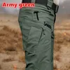 Tactical Cargo Byxor Män Militär Vattentät Casual Byxor Man Flera Pocket Andningsbar Army Pant Mens Workwear Plus Size 211119