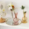 Vasos vaso vaso casa decore recipiente moderno sala de estar decoração flower pote hidropônico arranjo arte