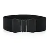 Belts Nieuwe Brede Versie Riem Gordel Dames Mode Alle-Match Decoratieve Jurk Jas Elastische Pin Gesp Riemen Versieren