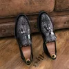 Moda Shoe Office para Homens Casual Sapatos Clube Party Locais de Couro Respirável Condução Mocassins Confortável Deslize em Mocassins