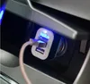 Adaptateur de chargeur de voiture de voyage universel 12V 3 double port USB pour iPhone Samsung Smart Mobile Phone avec boîte de vente au détail