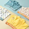 4 unids/lote de ropa interior bonita para niños, bragas cortas con estampado de peces de dibujos animados para niños, calzoncillos bóxer de algodón para adolescentes, ropa interior 210622