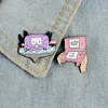 Épingles, broches console de jeu portable épingles en émail Machine de bande dessinée sur les badges en gros épinglette pour amis enfants