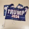 In Stock Trump 2024 Election Car Flag TRUMP Campaign Cars Decoration Flags Free Delivery