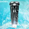 Enchen 3D Homens Elétrico Shaver Razor Blackstone3 IPX7 Impermeável Water Wet Duplo Dual Use LCD 3D Smart Control Barbear Máquina de barba P0824