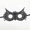 2021 Sexig härlig svart spets Halloween Masquerade Masks Party Masks Venetian Party Half Face Mask för jul