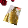 Cartões de felicitações 10pcs Princess Wedding Invitation Laser Cut Pocket Convites Quinceanera Sweet 16 15