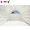 Vit mini uppblåsbar bouncy castles barn som hoppar studs slott hus utomhus kommersiella gummibåtar studsare till salu