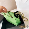 2021 Designer Bag donna Totes Moda catena di nylon borsa da paracadute borse a tracolla di alta qualità 5 colori 22 * 21 cm