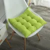 Super miękkie kwadratowe bawełniane poduszki siedziska wygodne domowe biuro poduszka buttocki krzesło poduszka solidna wystrój poduszka/dekoracja