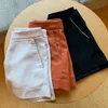 Kobiety Najlepsza jakość octanu czarnego/karmelowego koloru/beżowe szorty - Krótkie spodnie damskie