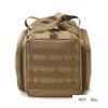 Taktische Trainingstasche Molle-System Jagdzubehör 600D wasserdichte Pistole Schießstandtasche Khaki Werkzeugtasche Camping