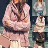 Gilet da uomo 2022 Autunno Inverno Moda Donna Felpa con cappuccio allentata Cardigan a maniche lunghe da donna Maglione tinta unita Top Outwear Cappotto Phin22