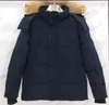 Manteaux de neige en plein air 5 couleurs Wyndham doudounes avec garniture en fourrure de coyote véritable hommes 80% duvet parkas ykk zipper garder au chaud