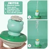 Baby Bath Brinquedos Spray Eléctrica Rotação Flutuante Green Ferve Sprinkler Brinquedo Jogo de Chuveiro para Crianças Miúdo Natação Banheiro 210712