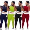 New Summer Women outfits Embroidery tracksuits short sleeve T-shirts crop tops+pants two piece set plus size 2XL jogger suit casual black sportswear 4794