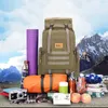 Odkryty 80l Plecak Taktyczne Wojskowe Camping Plecak Plecak Mężczyźni Canvas Travel Climbing Torba Rope Duża Laptop Rucksack Y0721