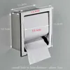 Senlesen Free Finitura cromata Porta carta igienica da bagno in acciaio inossidabile Porta fazzoletti 210720
