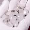 Cristal naturel Rose Quartz oeil de tigre pierre breloques coeur pendentif pour bricolage boucles d'oreilles collier fabrication de bijoux
