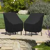 Pokrywa krzesełka na zewnątrz wodoodporne meble ogrodowe deszczowa sofa ochrona pyłu pyłek okołysku do przechowywania tkaniny cnim